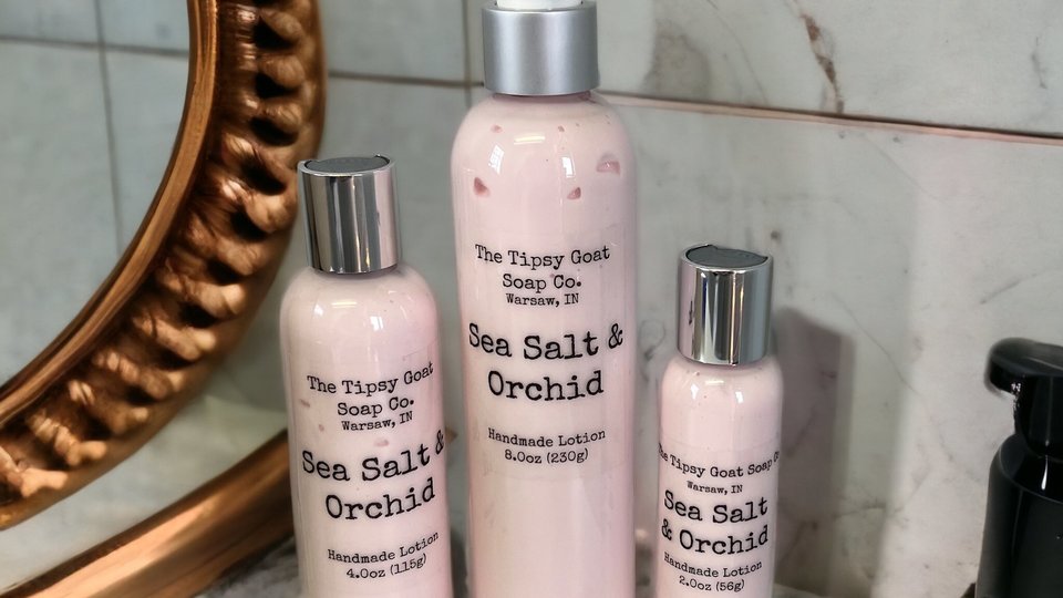 Sea Salt & Orchid Handmade Lotion