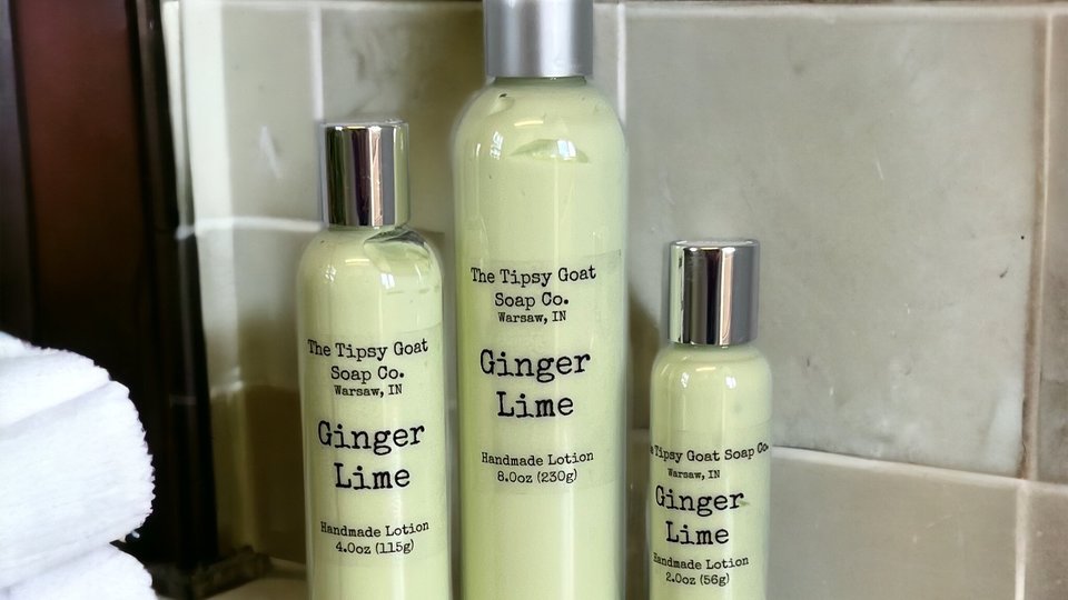 Ginger Lime Handmade Lotion
