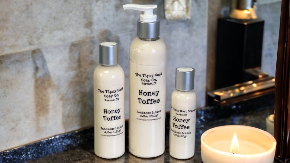 Honey Toffee Handmade Lotion