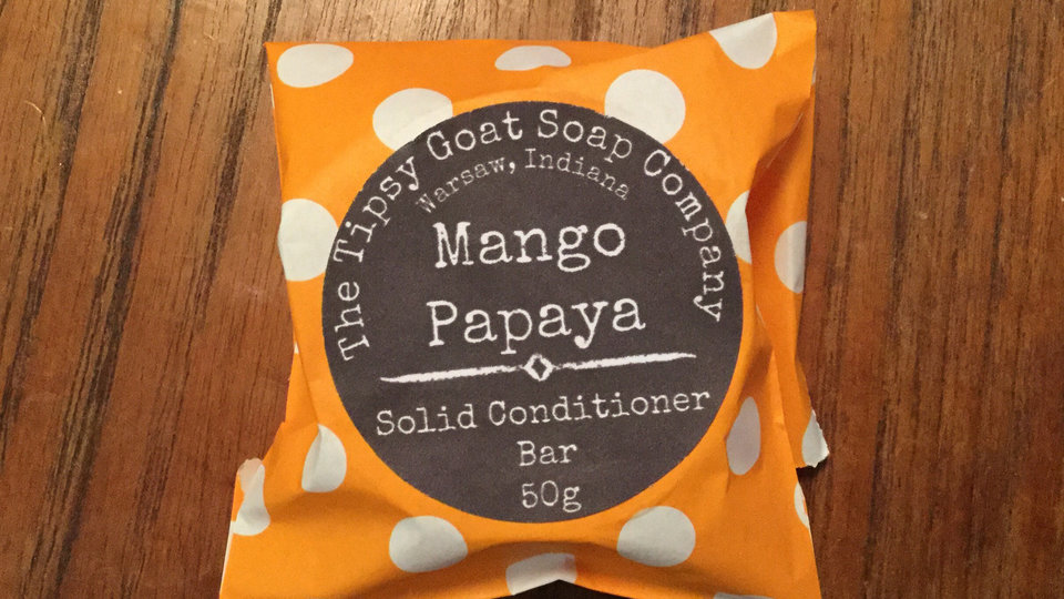 Mango Papaya Solid Hair Conditioner Bar