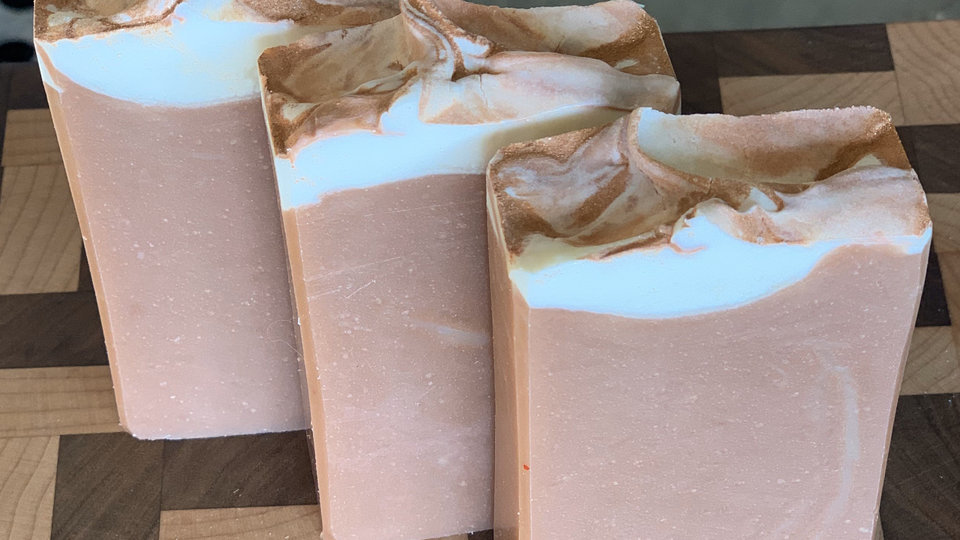 Hot Buttered Rum Handmade Cold Process Soap made with Goat Milk