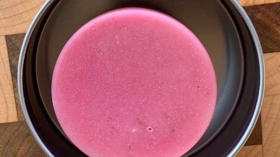 Cranberry Pomegranate Solid Hair Conditioner Bar with Argan Oil, Mango Butter, Tucuma Butter, and Silk Protein