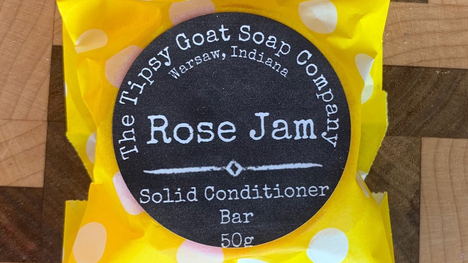 Rose Jam Solid Hair Conditioner Bar