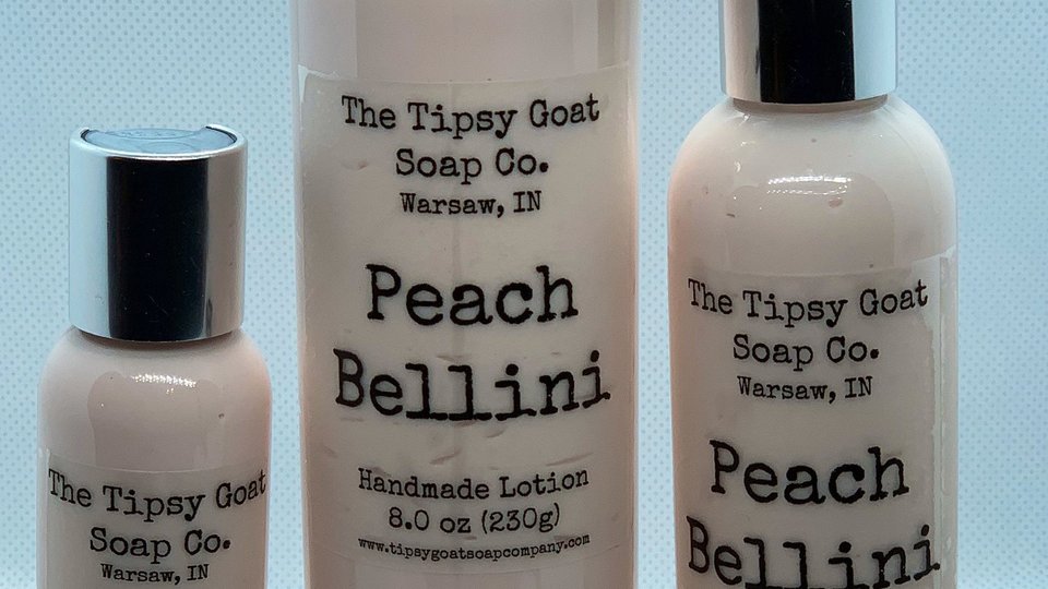 Peach Bellini Handmade Lotion