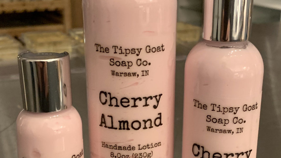 Cherry Almond Handmade Lotion