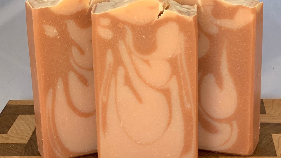 Orange Patchouli Handmade Cold Process Soap made with Goat Milk