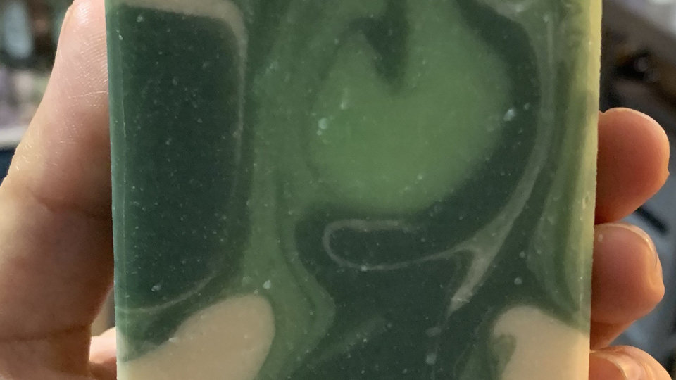 Spearmint & Eucalyptus Cold Process Soap made with Goat Milk