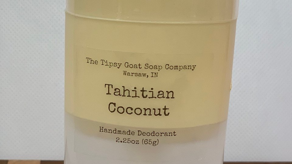 Tahitian Coconut Handmade Deodorant