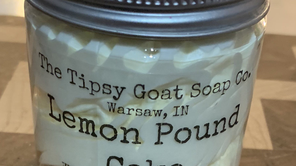 Lemon Pound Cake Whipped Body Butter
