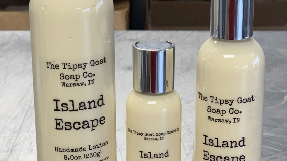 Island Escape Handmade Lotion