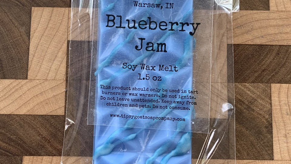 Blueberry Jam Soy Wax Melt Snap Bar