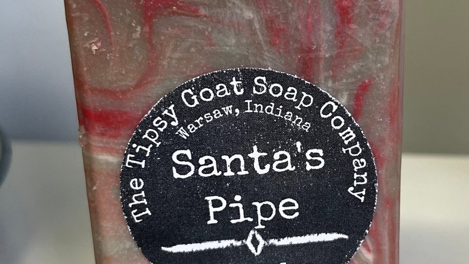 Santa's Pipe Handmade Cold Process Soap made with Goat Milk