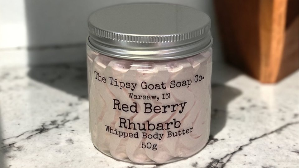 Red Berry Rhubarb Whipped Body Butter
