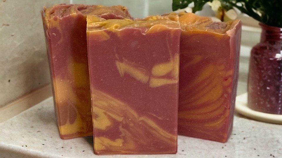 Lava Cold Process Soap made with Goat Milk