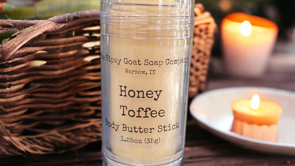 Honey Toffee Body Butter Stick | Solid Lotion Stick