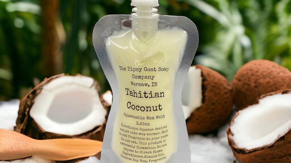 Tahitian Coconut Squeezable Wax Melt