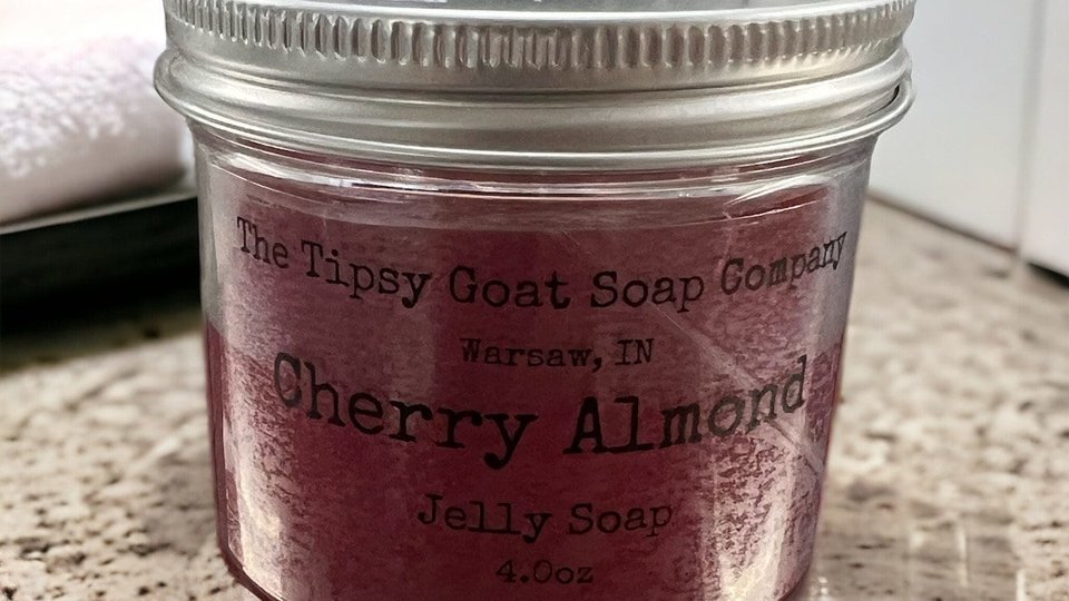 Cherry Almond Jelly Soap
