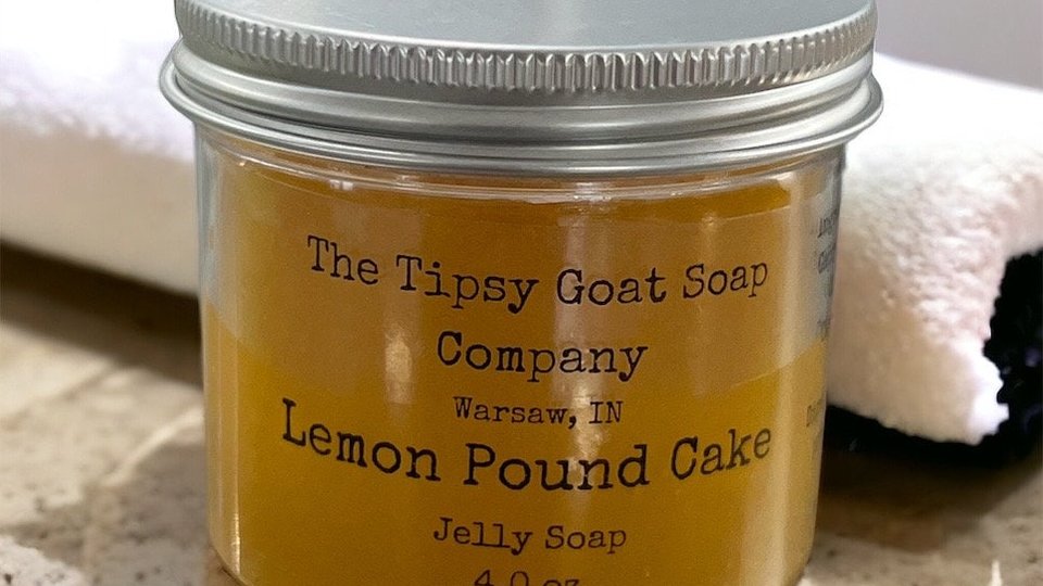 Lemon Pound Cake Jelly Soap