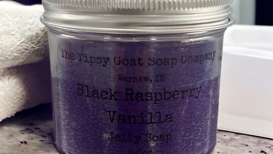 Black Raspberry Vanilla Jelly Soap