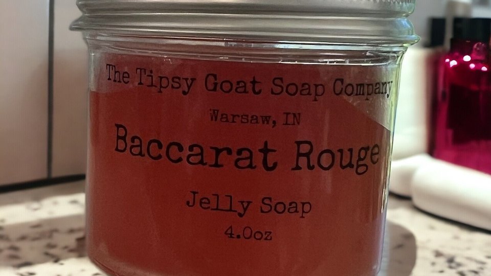 Baccarat Rouge Jelly Soap