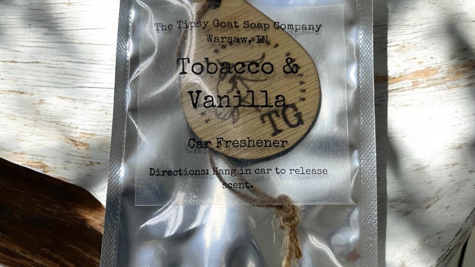 Tobacco & Vanilla Car Air Freshener