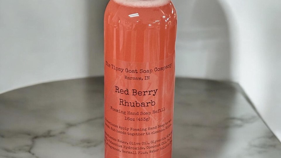 Red Berry Rhubarb Foaming Hand Soap Refill