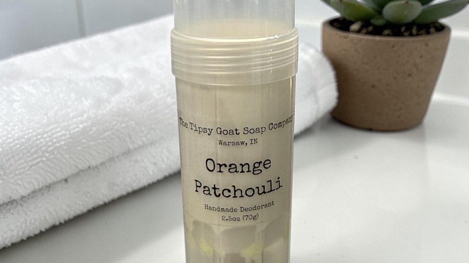 Orange Patchouli Handmade Deodorant
