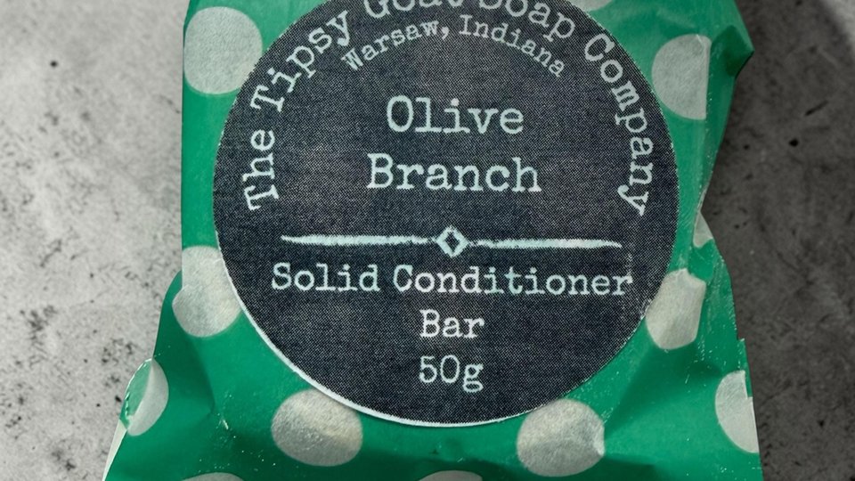 Olive Branch Solid Hair Conditioner/Shaving Bar