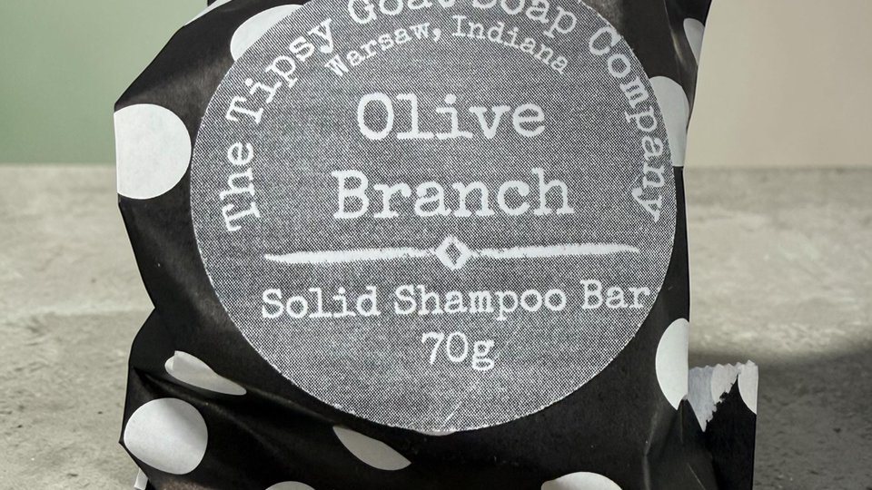 Olive Branch Eco Friendly Syndet Solid Shampoo Bar