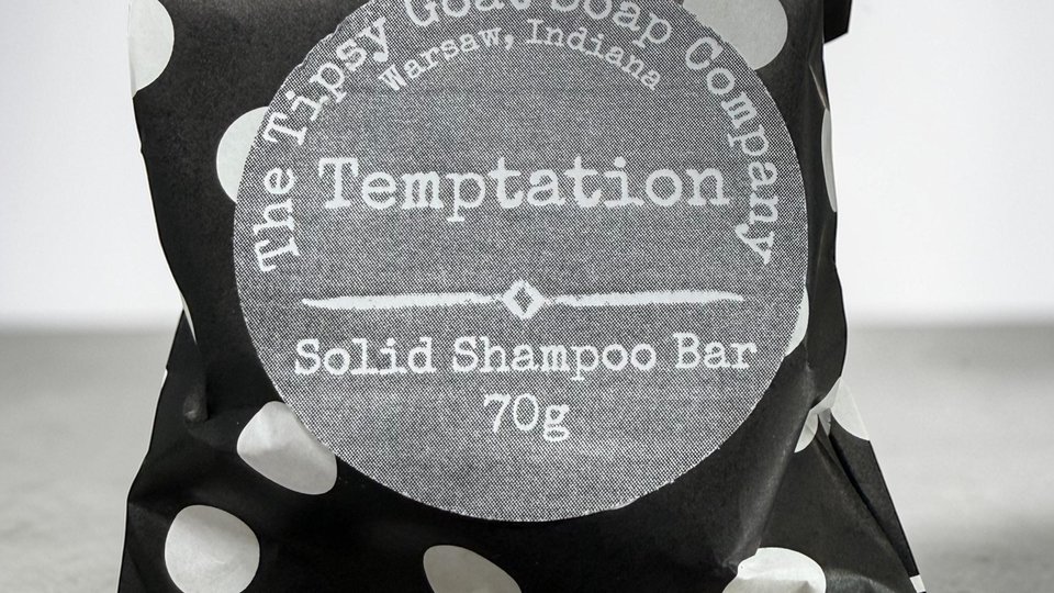 Temptation Eco Friendly Syndet Solid Shampoo Bar