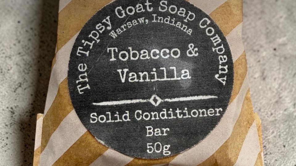 Tobacco & Vanilla Solid Hair Conditioner/Shaving Bar