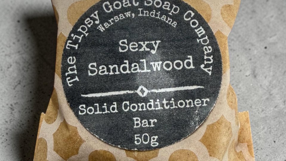 Sexy Sandalwood Solid Hair Conditioner/Shaving Bar