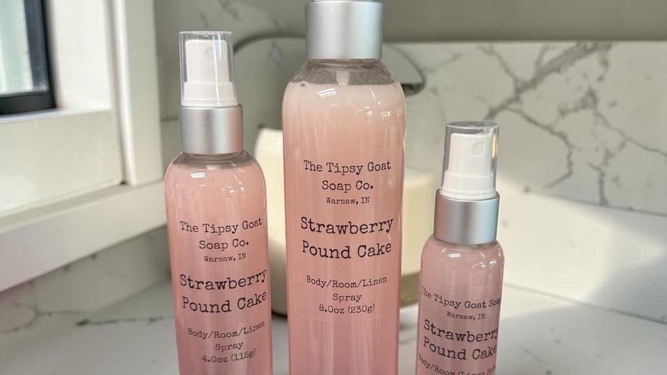 Strawberry Pound Cake Body/Room/Linen Spray