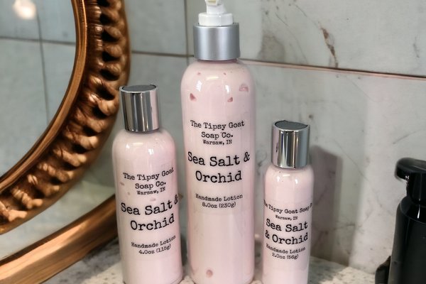 Sea Salt & Orchid Handmade Lotion