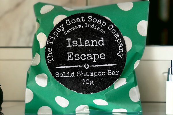 Island Escape Syndet Solid Shampoo Bar