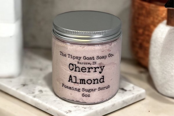 Cherry Almond Foaming Sugar Scrub