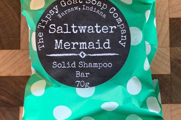 Saltwater Mermaid Eco Friendly Syndet Solid Shampoo Bar