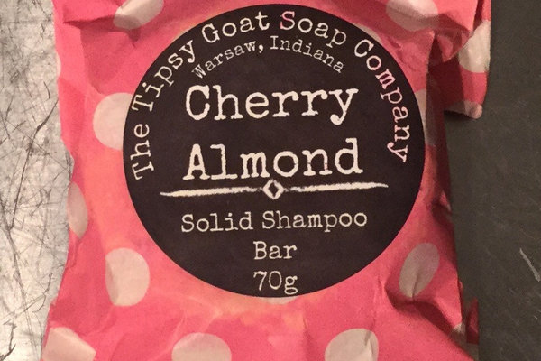 Cherry Almond Eco Friendly Syndet Solid Shampoo Bar