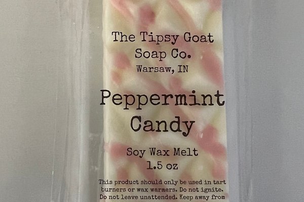 Peppermint Candy Soy Wax Melt Snap Bar