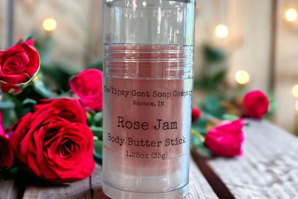 Rose Jam Body Butter Stick | Solid Lotion Stick