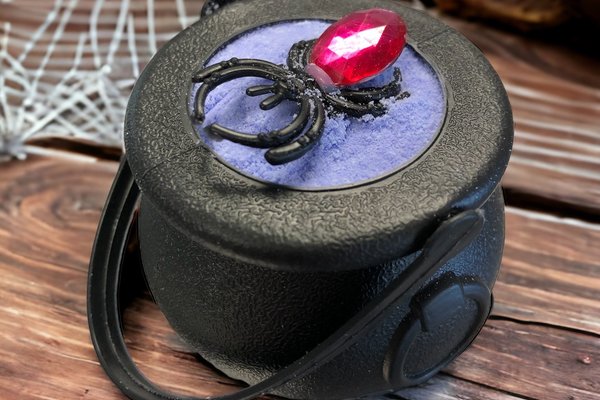 Grape Soda Spider Cauldron Bath Bomb