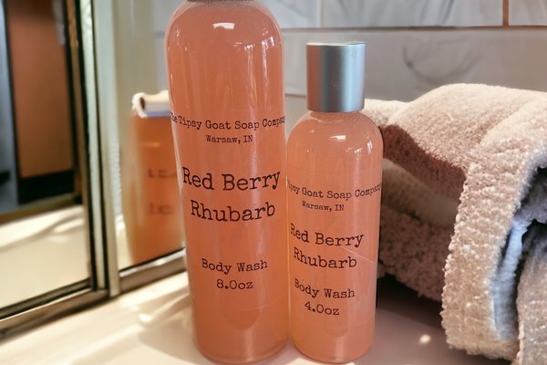 Red Berry Rhubarb Body Wash