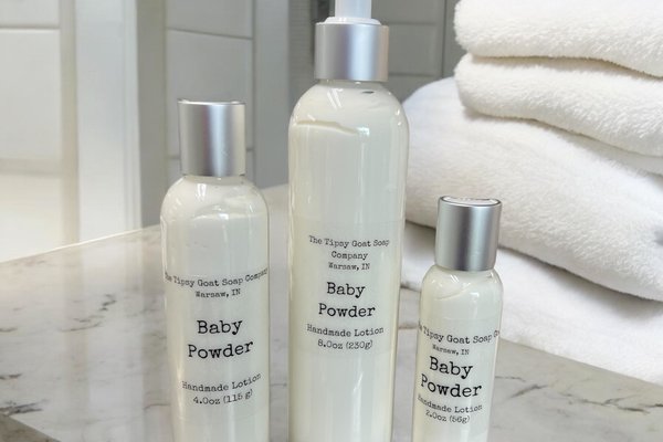 Baby Powder Handmade Lotion