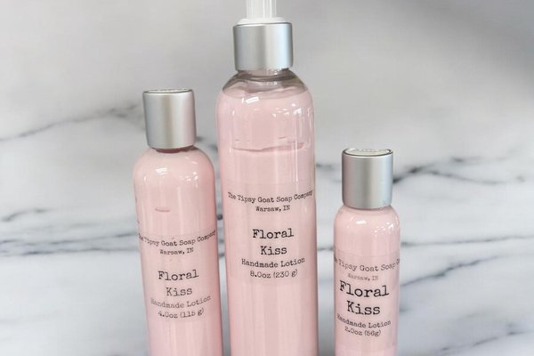 Floral Kiss Handmade Lotion
