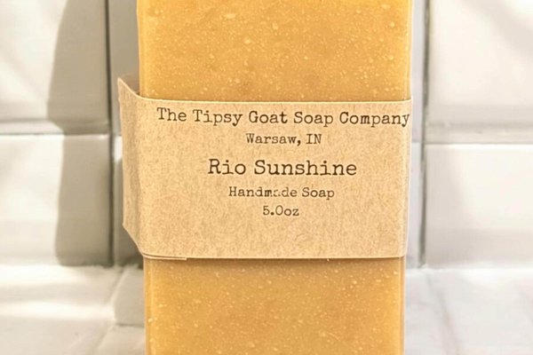 Rio Sunshine Handmade Cold Process Soap made with Goat Milk