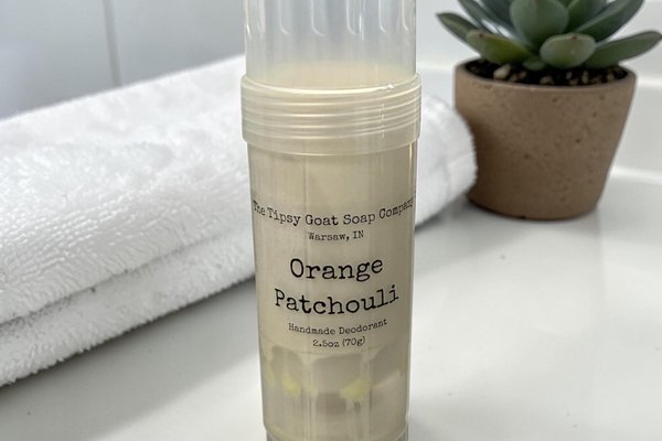 Orange Patchouli Handmade Deodorant