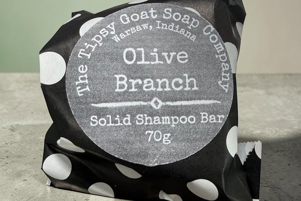 Olive Branch Eco Friendly Syndet Solid Shampoo Bar